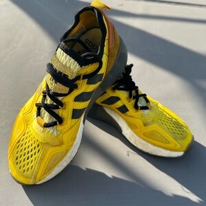 Adidas Yellow and Black Sneakers